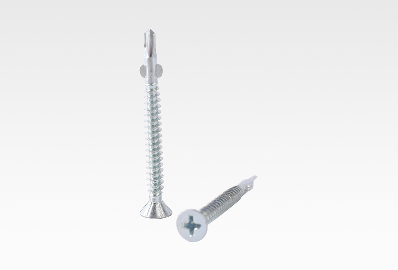 PHILL FLAT HEAD- SELF-DRILLING SCREWS-With wings